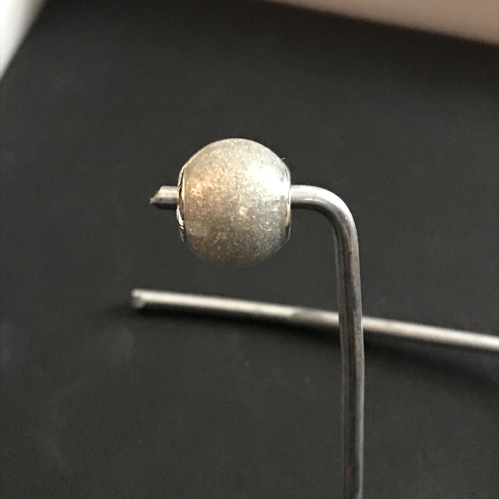 Pandora silver glitter ball